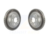 Rear Coated Disc Brake Rotors Pair For Mercedes-Benz E350 C250 C300 C350 E550