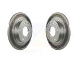 Rear Coated Disc Brake Rotors Pair For Mazda 3 CX-3 CX-30 Sport
