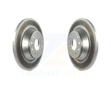 Rear Coated Disc Brake Rotor Pair For Volkswagen Tiguan Jetta Audi Q3 Quattro TT