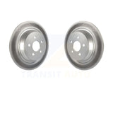 Rear Coat Brake Rotors Pair For Ford Edge Fusion Lincoln MKX MKZ Nautilus Police