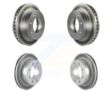 Front Rear Coat Brake Rotors Kit For Chevrolet Silverado 2500 HD GMC Sierra 3500