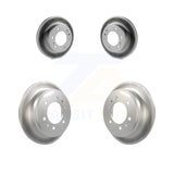 Front Rear Coated Disc Brake Rotors Kit For Hummer H3 H3T