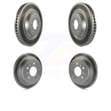 Front Rear Coated Disc Brake Rotors Kit For Buick LaCrosse Allure