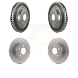 [Front+Rear] 2006-2011 Buick Lucerne Cadillac DTS Premium OE Coated Rotors Brake Kit For Max Braking