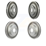 Front Rear Coat Disc Brake Rotors Kit For Chevrolet Malibu Impala Buick LaCrosse