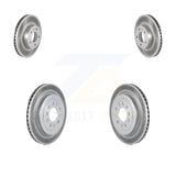 Front Rear Coated Disc Brake Rotors Kit For Cadillac ATS