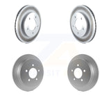 Front Rear Coated Disc Brake Rotors Kit For Ford F-150 Heritage 4WD