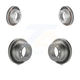 Front Rear Coated Disc Brake Rotors Kit For Ford F-250 Super Duty F-350