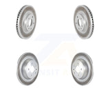 Front Rear Coated Disc Brake Rotors Kit For Ford Fusion Lincoln MKZ