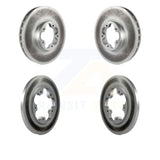 Front Rear Coated Brake Rotors Kit For Ford Transit-250 Transit-350 Transit-150