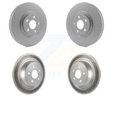 Front Rear Coat Brake Rotors Kit For Ford Edge Lincoln Continental Police Hybrid