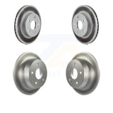 [Front+Rear] 1999-2004 Jeep Grand Cherokee Premium OE Coated Rotors Brake Kit For Max Braking