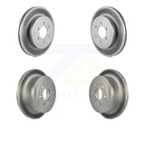 [Front+Rear] 2003-2004 Dodge Dakota Premium OE Coated Rotors Brake Kit For Max Braking