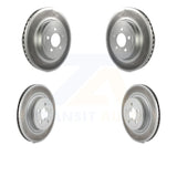 Front Rear Coated Disc Brake Rotors Kit For Dodge Charger With Police Package