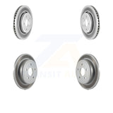 Front Rear Coated Disc Brake Rotors Kit For Jeep Grand Cherokee Commander