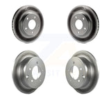 Front Rear Coated Disc Brake Rotors Kit For Dodge Caliber Mitsubishi Lancer