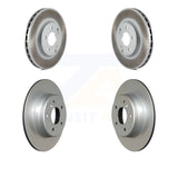 Front Rear Coated Brake Rotor Kit For Mercedes-Benz E320 CLK320 C240 CLK350 C320