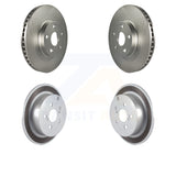 Front Rear Coat Brake Rotors Kit For Toyota Corolla Matrix Scion tC Pontiac Vibe