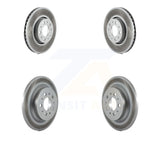 Front Rear Coated Disc Brake Rotors Kit For Volvo S60 V70 XC70 S80