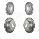 Front Rear Coated Disc Brake Rotors Kit For Infiniti G35 Nissan 350Z INFINITI