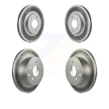 Front Rear Coated Disc Brake Rotors Kit For Infiniti Q45 M45 INFINITI