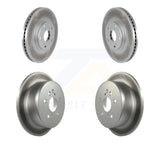 Front Rear Coated Disc Brake Rotors Kit For Toyota Highlander