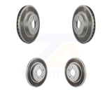 [Front+Rear] 2002-2008 Jaguar X-Type Premium OE Coated Rotors Brake Kit For Max Braking