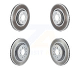 Front Rear Coated Brake Rotor Kit For 03-14 Volvo XC90 With 316mm Diameter