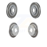 Front Rear Coated Disc Brake Rotors Kit For Hyundai Azera Kia Amanti