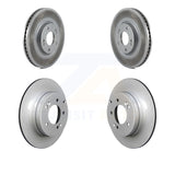 Front Rear Coated Disc Brake Rotors Kit For 2010-2011 Hyundai Azera