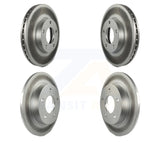 Front Rear Coated Disc Brake Rotors Kit For Mazda 3 Sport
