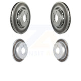 [Front+Rear] 2009 Mitsubishi Lancer Ralliart To 03 09 Premium OE Coated Rotors Brake Kit For Max Braking