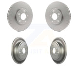 [Front+Rear] 2006-2014 Honda Ridgeline Premium OE Coated Rotors Brake Kit For Max Braking