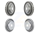 Front Rear Coated Disc Brake Rotors Kit For Subaru Impreza WRX STI