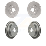 Front Rear Coated Disc Brake Rotor Kit For Nissan Frontier Xterra Suzuki Equator