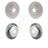 Front Rear Coated Disc Brake Rotors Kit For Nissan Pathfinder