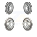 Front Rear Coated Brake Rotor Kit For Volkswagen Tiguan CC Passat GTI Audi Q3 A3