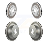 [Front+Rear] 2005-2006 Nissan X-Trail Premium OE Coated Rotors Brake Kit For Max Braking