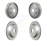 Front Rear Coated Brake Rotors Kit For Mercedes-Benz ML350 R350 ML500 ML320 R500