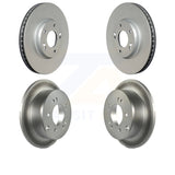 Front Rear Coated Disc Brake Rotors Kit For Kia Forte Koup Forte5