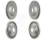 Front Rear Coat Brake Rotors Kit For Toyota Matrix Pontiac Vibe Corolla iM Scion