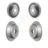 Front Rear Coated Disc Brake Rotors Kit For Lexus IS250