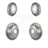 Front Rear Coated Disc Brake Rotors Kit For Honda CR-V Acura RDX