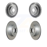 Front Rear Coat Brake Rotor Kit For Mercedes-Benz C230 CLK350 SLK350 C320 SLK280