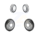 Front Rear Coated Disc Brake Rotors Kit For Ford Focus ST