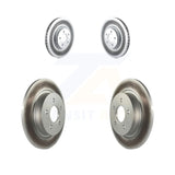 Front Rear Coat Brake Rotors Kit For Volvo S40 C70 V50 With 320mm Diameter Rotor