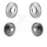 Front Rear Coated Disc Brake Rotors Kit For BMW X5 X6