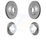 [Front+Rear] 2007-2009 Kia Rondo Premium OE Coated Rotors Brake Kit For Max Braking