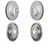 Front Rear Coated Disc Brake Rotors Kit For Toyota Corolla Matrix Pontiac Vibe