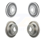 [Front+Rear] 2007-2012 Nissan Sentra SE-R Premium OE Coated Rotors Brake Kit For Max Braking